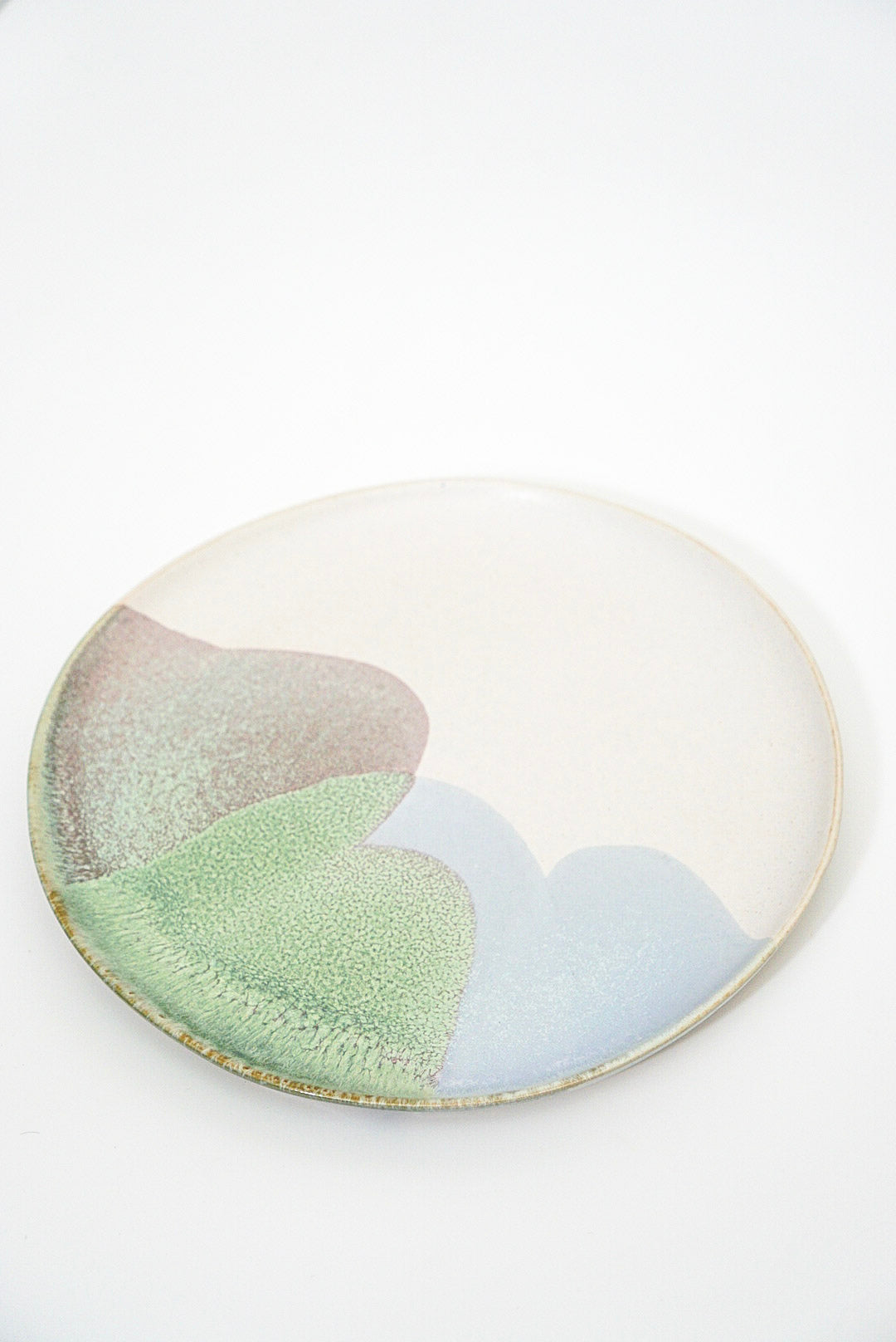 Handmade Ceramic Watercolour Glaze Dinner Plate