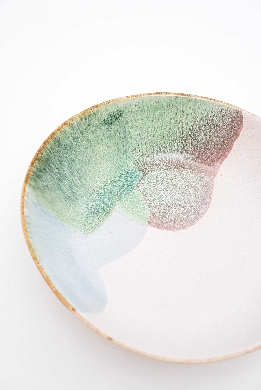 Handmade Ceramic Watercolour Glaze Pasta Bowl