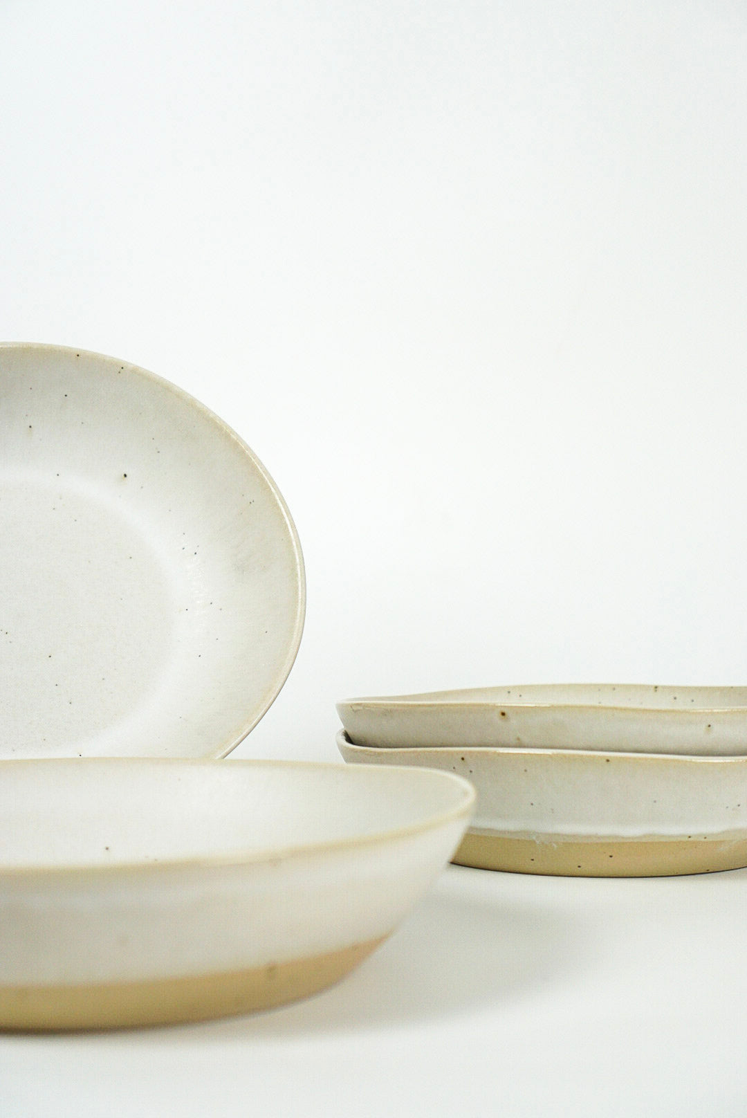 Handmade Ceramic Cloud Glaze Pasta Bowl