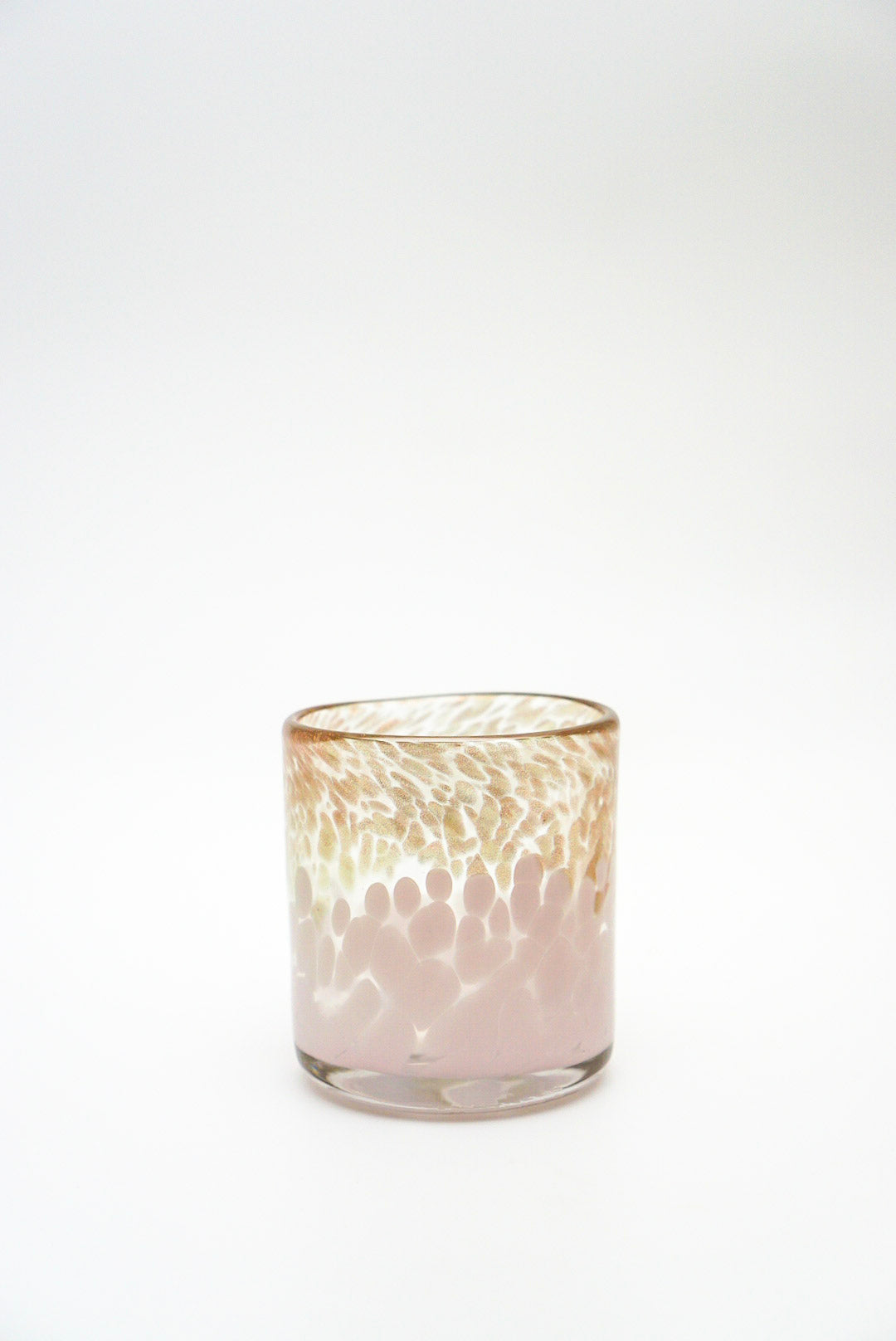 Pair Of Pink Confetti Flecked Glass Tumblers – Studio Su Casa