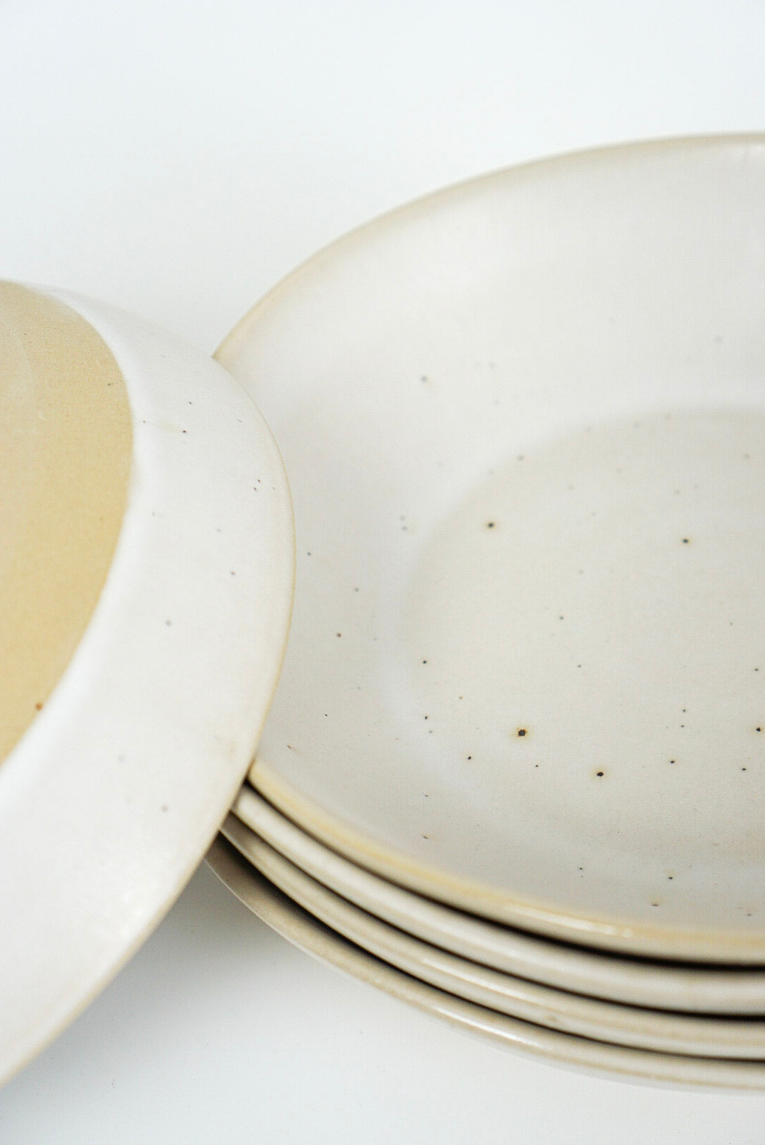 Handmade Ceramic Cloud Glaze Pasta Bowl