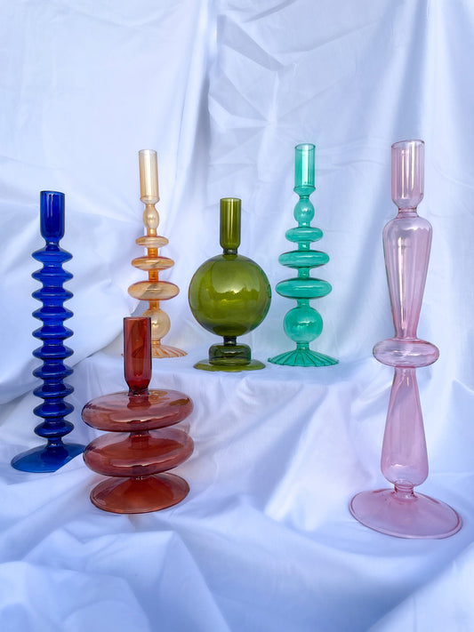 Green Twisted Spiral Stem Cocktail Glasses – Studio Su Casa